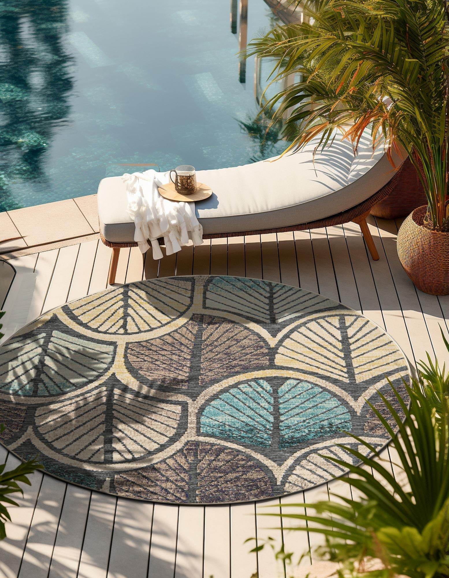 Outdoor Marrakesh Collection Area Rug -  Rabat