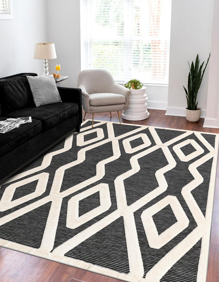 Monochrome Collection Area Rug -  Glacier