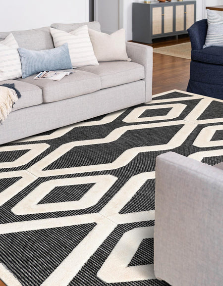 Monochrome Collection Area Rug -  Glacier