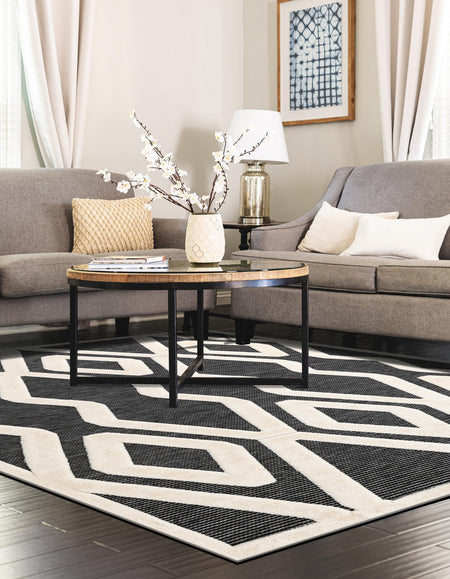 Monochrome Collection Area Rug -  Glacier