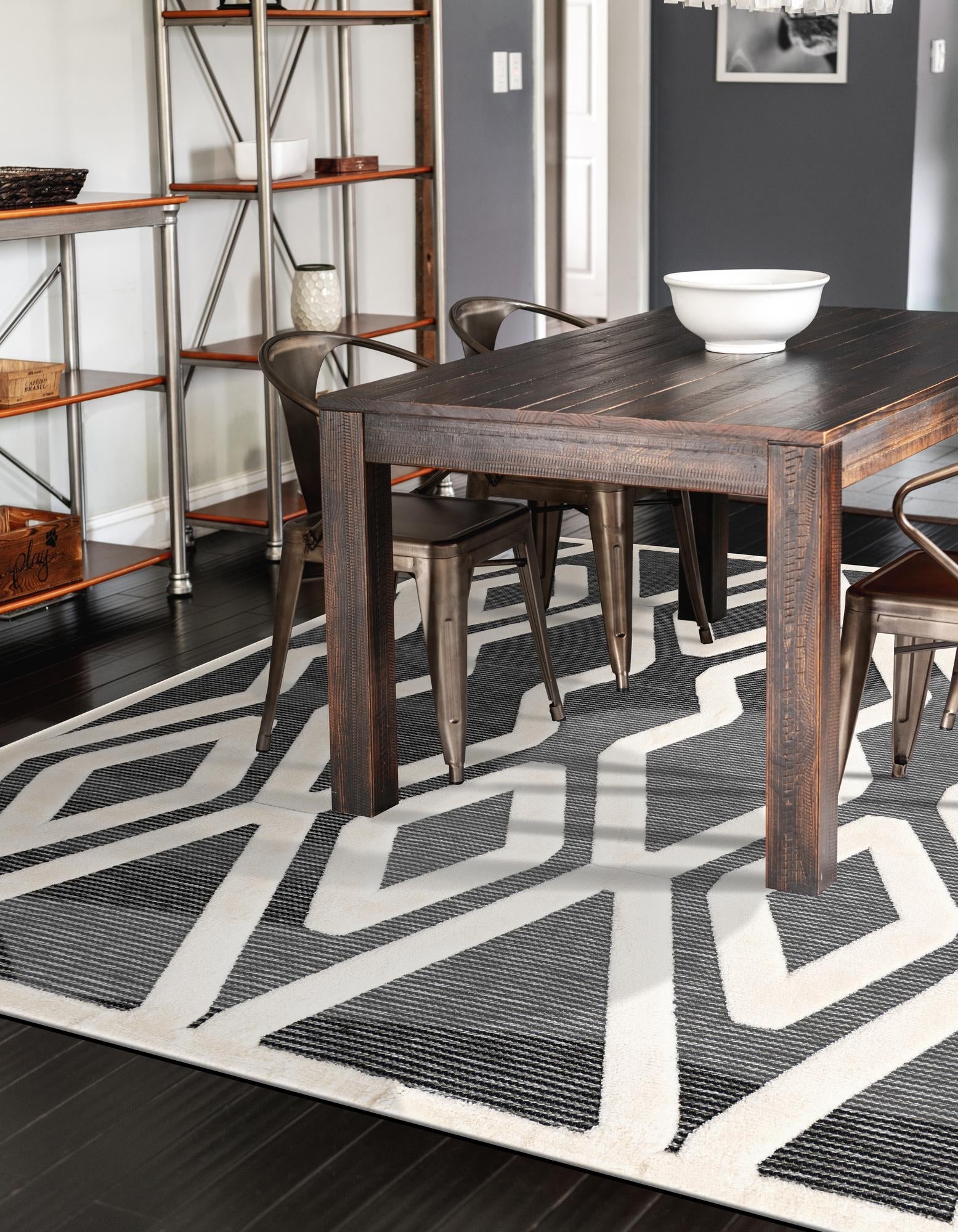 Monochrome Collection Area Rug -  Glacier