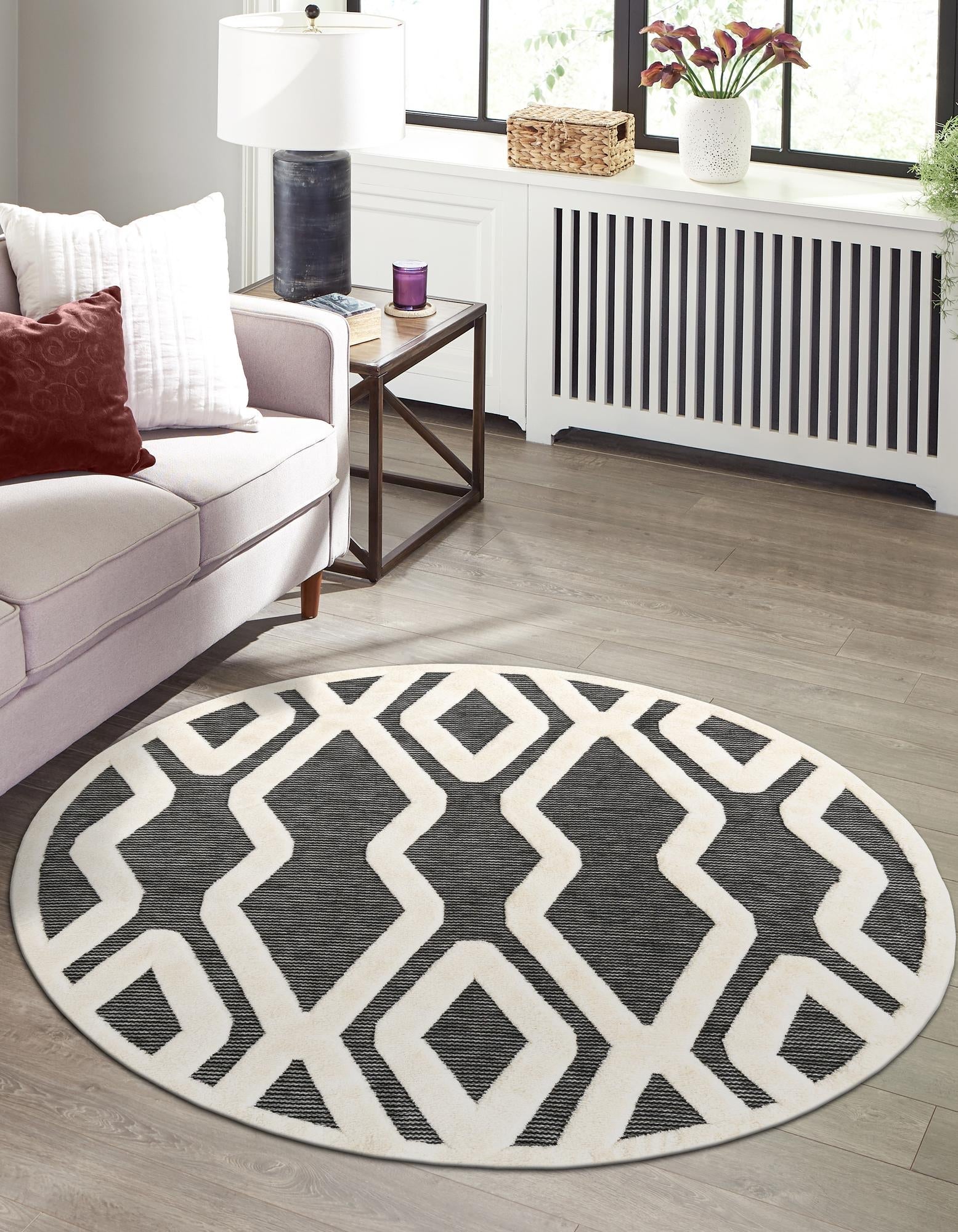 Monochrome Collection Area Rug -  Glacier