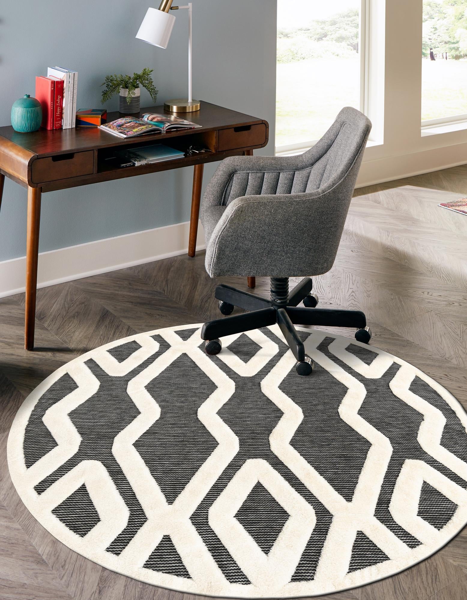 Monochrome Collection Area Rug -  Glacier