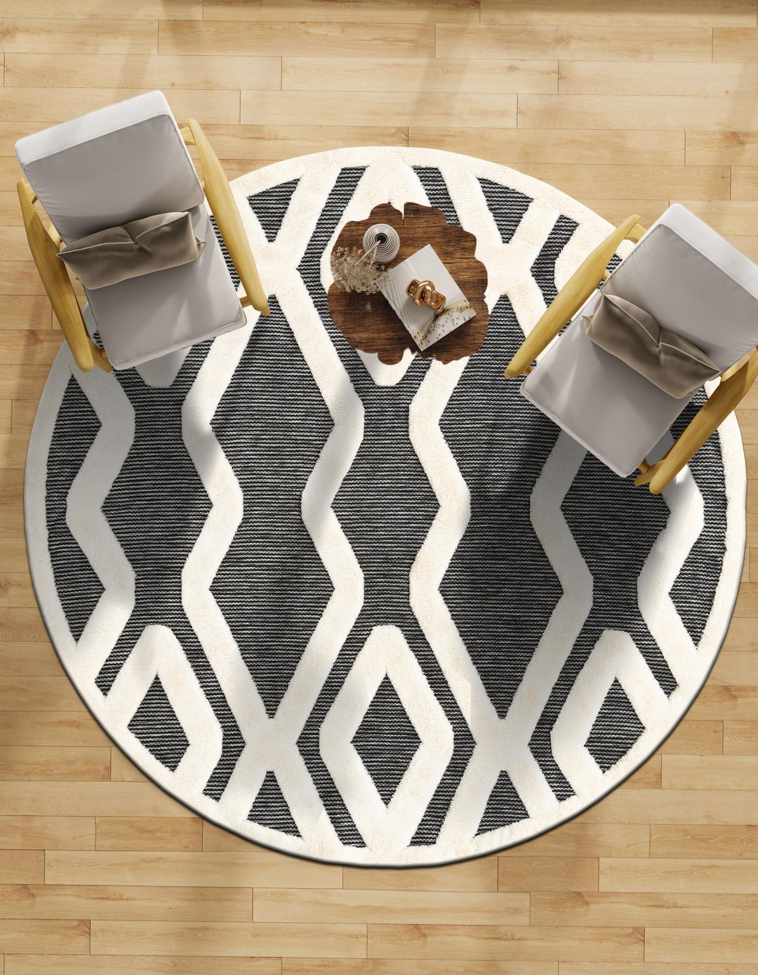 Monochrome Collection Area Rug -  Glacier