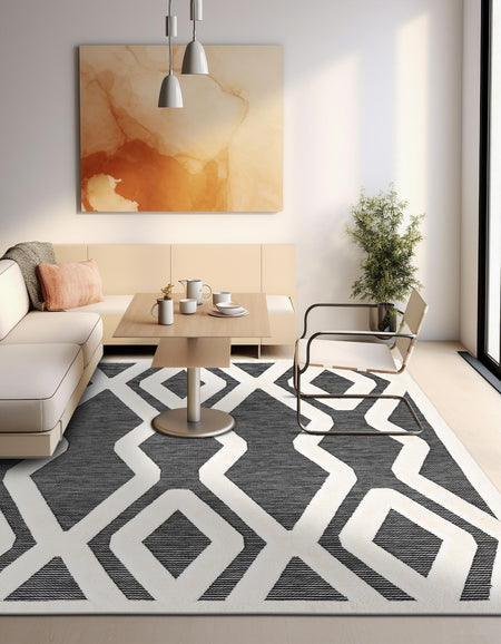 Monochrome Collection Area Rug -  Glacier