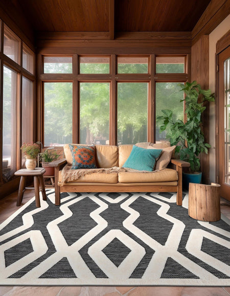 Monochrome Collection Area Rug -  Glacier