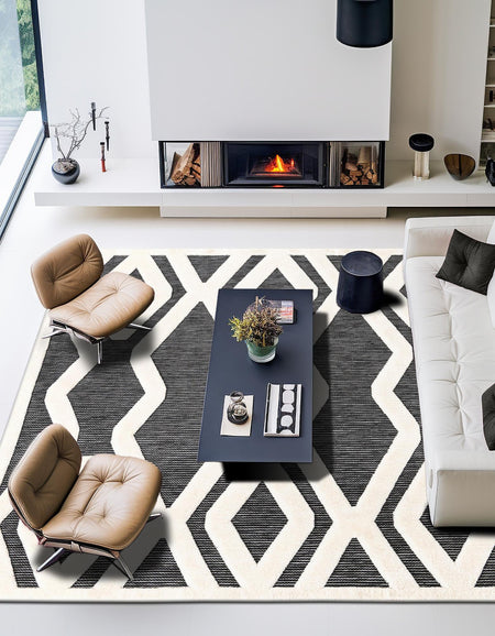 Monochrome Collection Area Rug -  Glacier