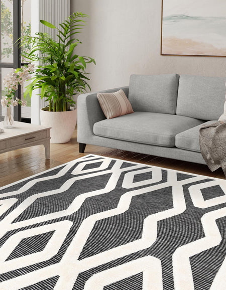 Monochrome Collection Area Rug -  Glacier