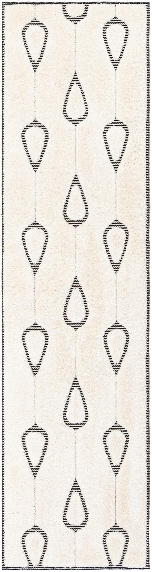 Monochrome Collection Area Rug -  Marble