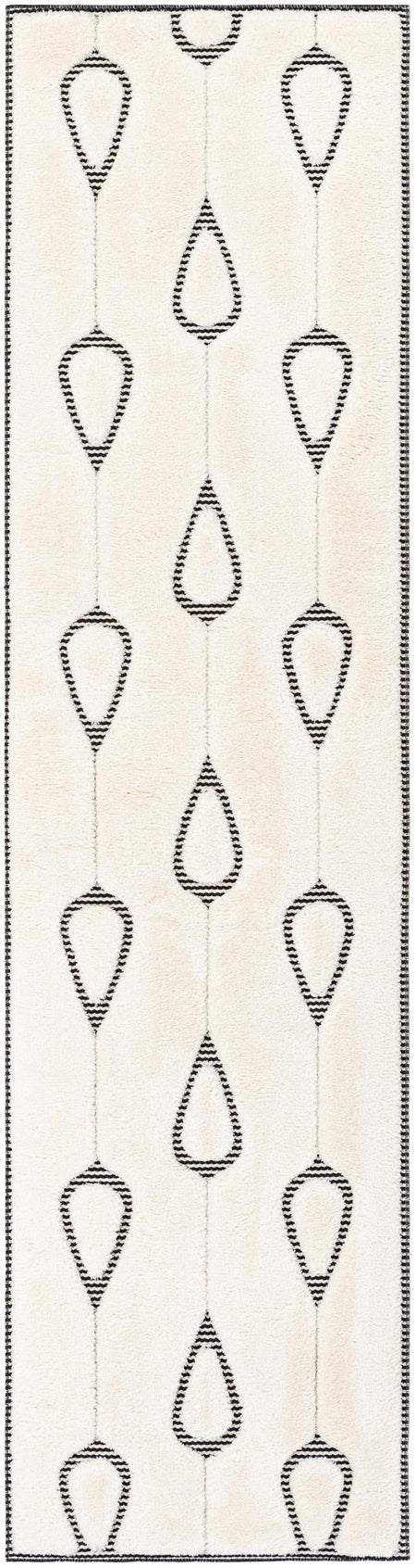 Monochrome Collection Area Rug -  Marble