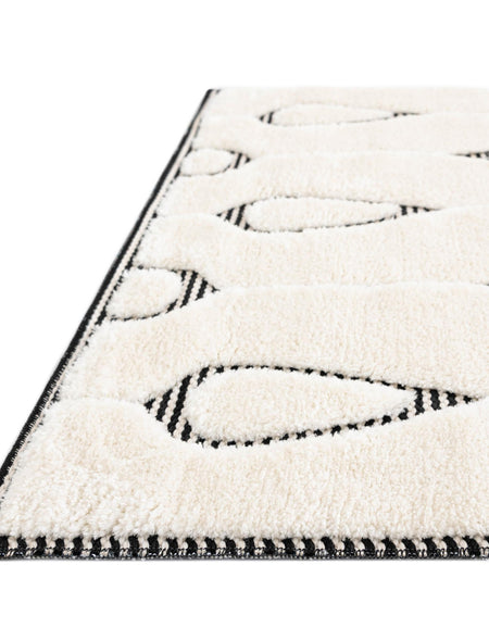 Monochrome Collection Area Rug -  Marble