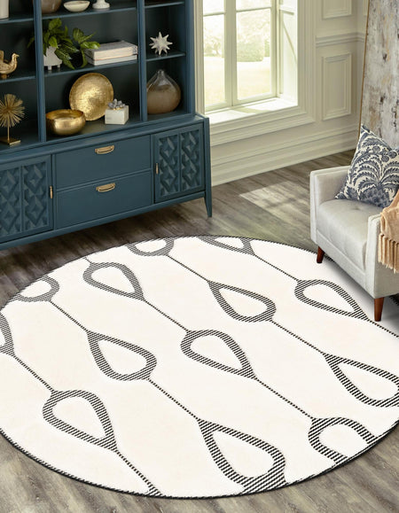 Monochrome Collection Area Rug -  Marble