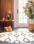 Monochrome Collection Area Rug -  Marble