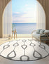 Monochrome Collection Area Rug -  Marble