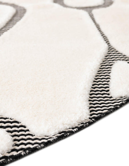 Monochrome Collection Area Rug -  Marble