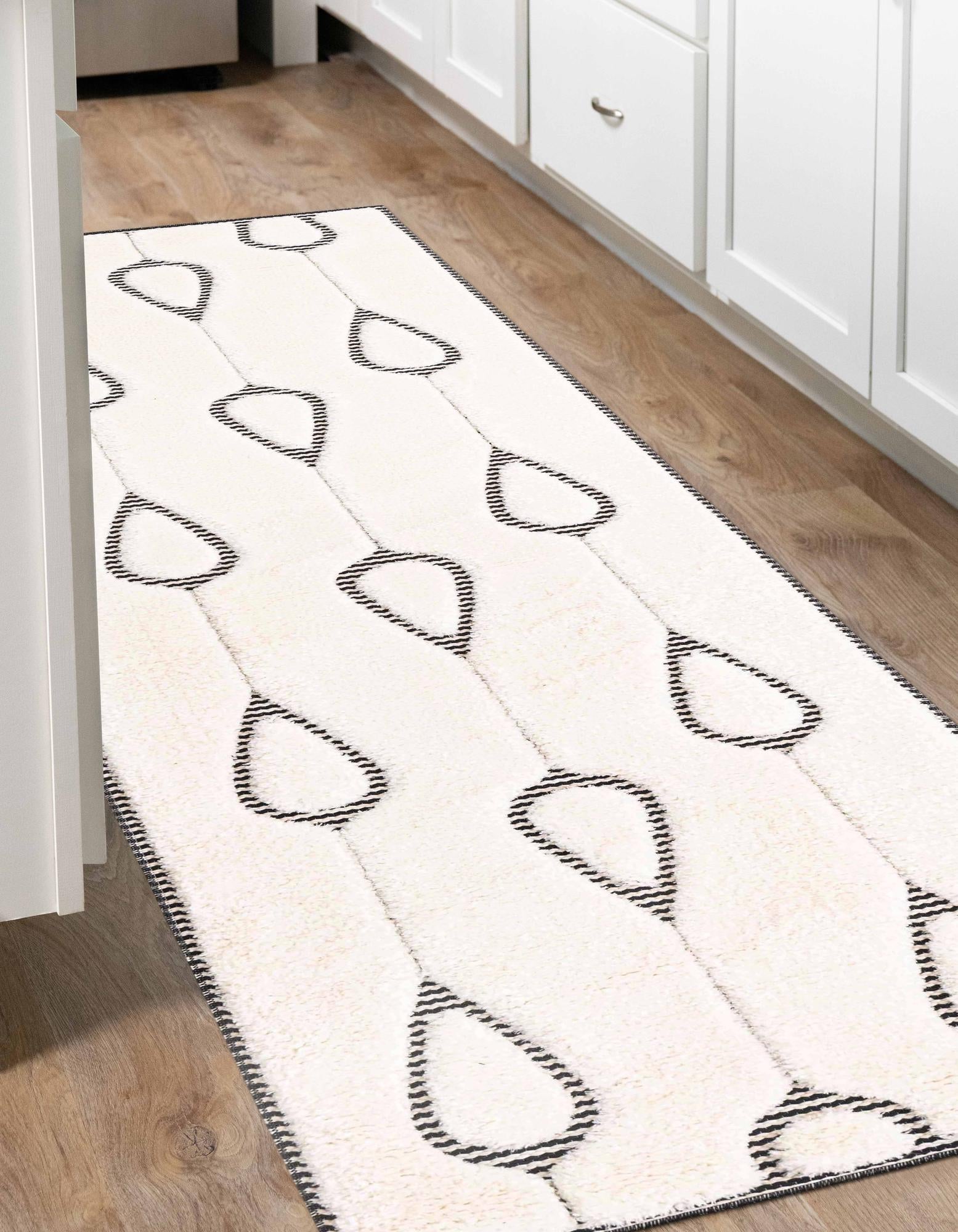 Monochrome Collection Area Rug -  Marble