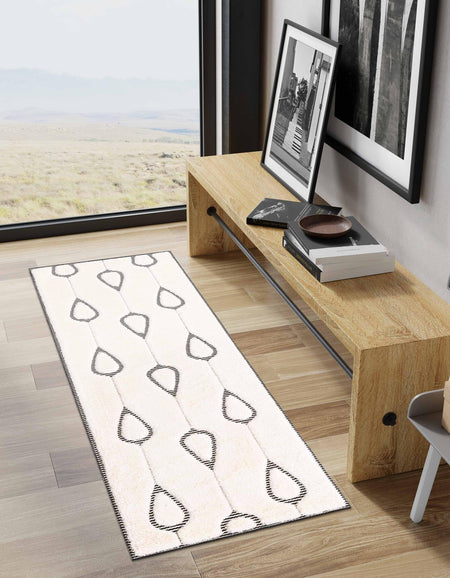 Monochrome Collection Area Rug -  Marble