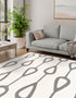 Monochrome Collection Area Rug -  Marble