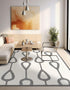 Monochrome Collection Area Rug -  Marble