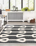 Monochrome Collection Area Rug -  Marble