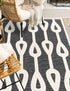 Monochrome Collection Area Rug -  Marble