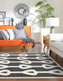 Monochrome Collection Area Rug -  Marble