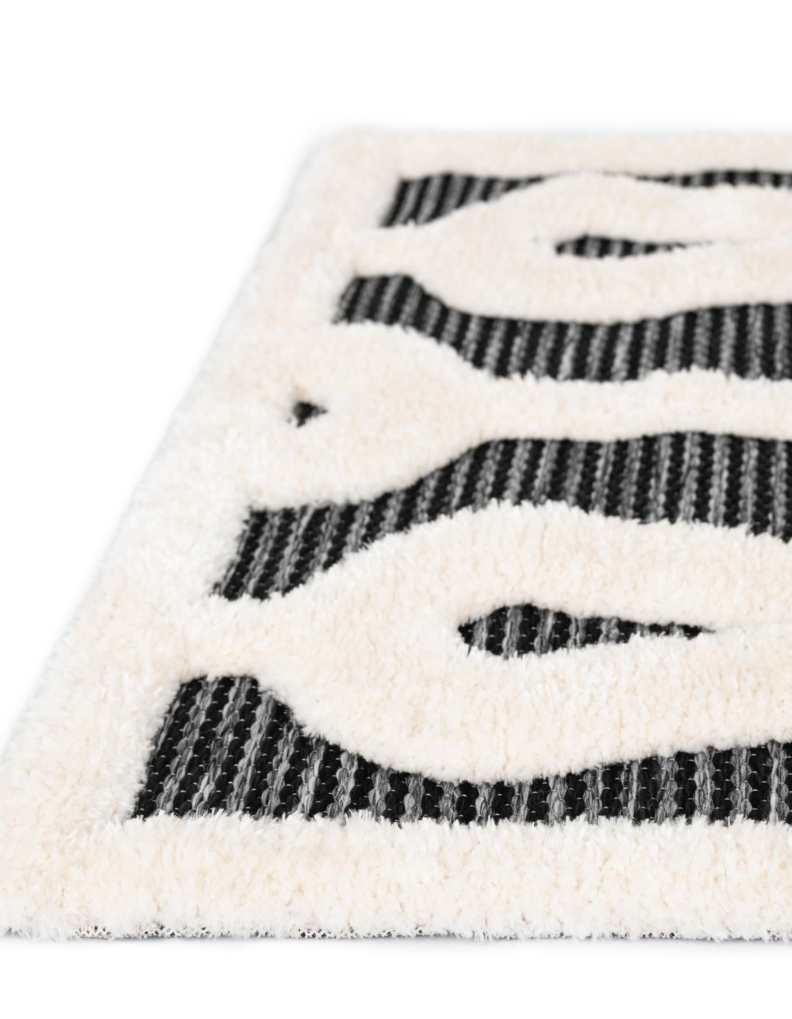 Monochrome Collection Area Rug -  Marble