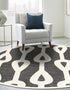 Monochrome Collection Area Rug -  Marble