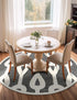 Monochrome Collection Area Rug -  Marble