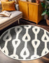 Monochrome Collection Area Rug -  Marble