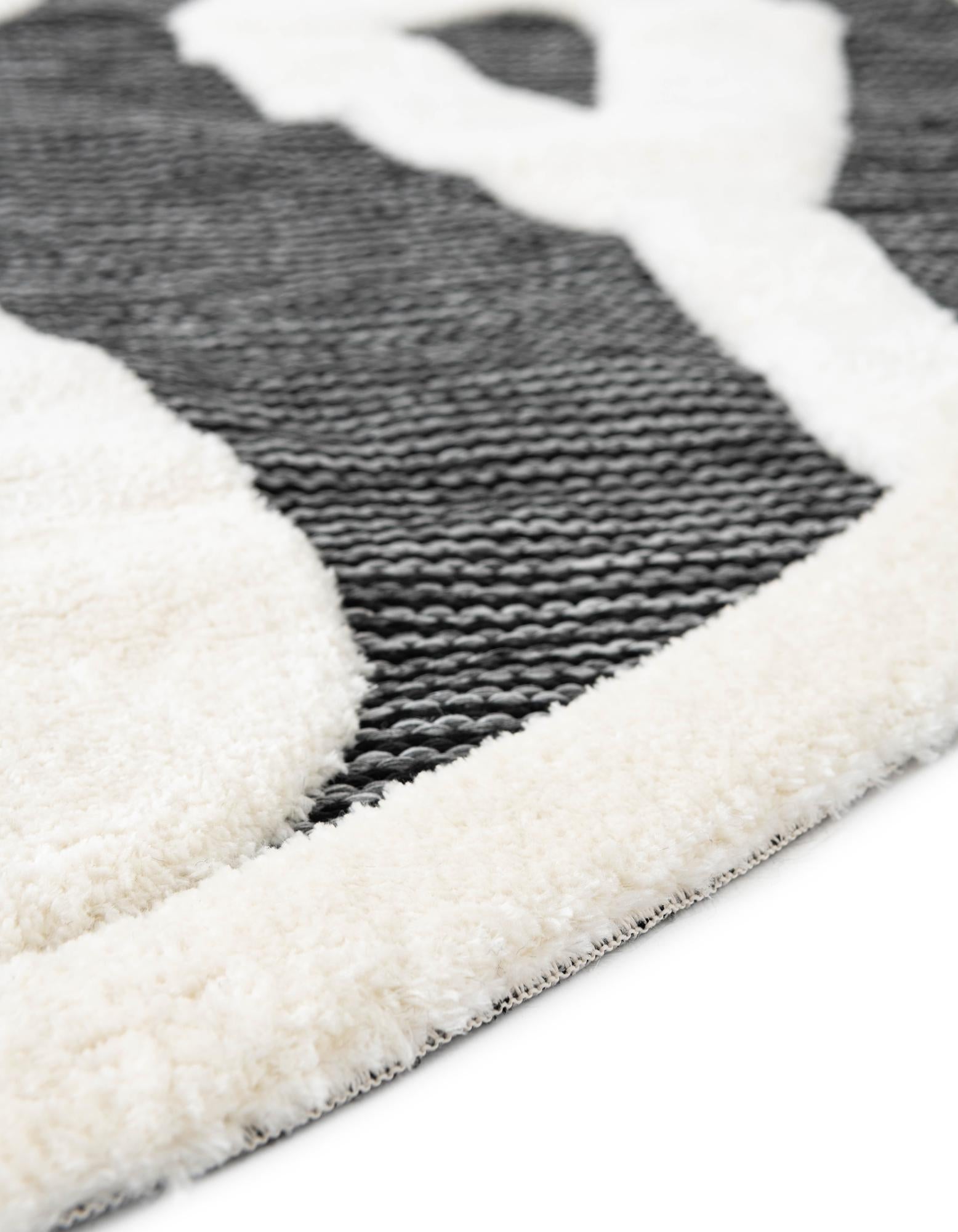 Monochrome Collection Area Rug -  Marble