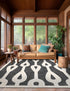 Monochrome Collection Area Rug -  Marble