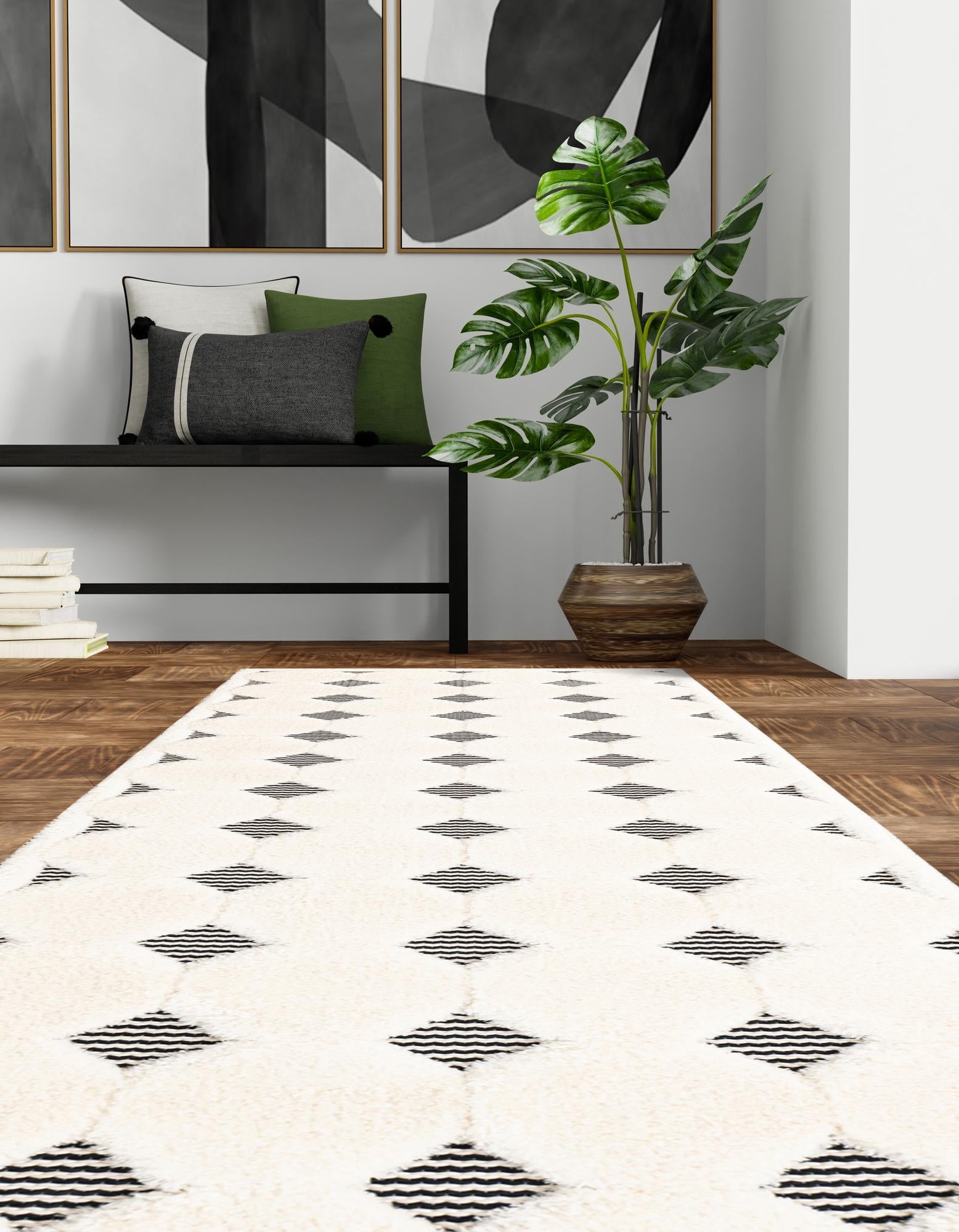 Monochrome Collection Area Rug -  Quartz