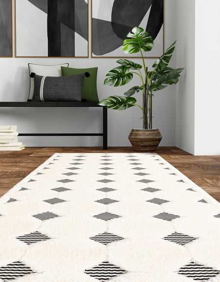 Monochrome Collection Area Rug -  Quartz