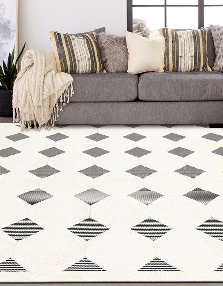 Monochrome Collection Area Rug -  Quartz