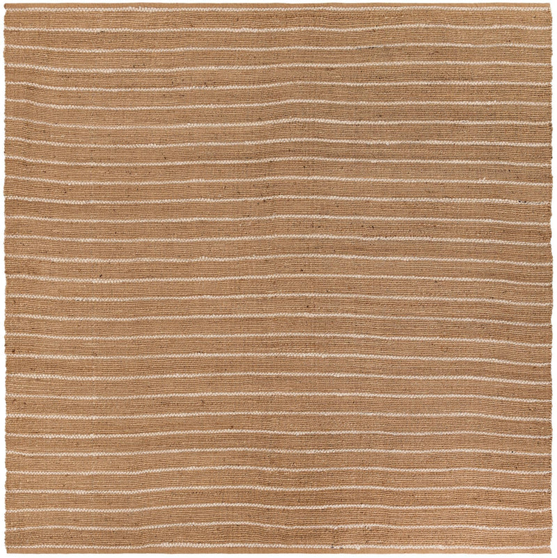 Sequoia Handwoven Jute Collection Area Rug - Briarwood Square Natural  lifestyle 11