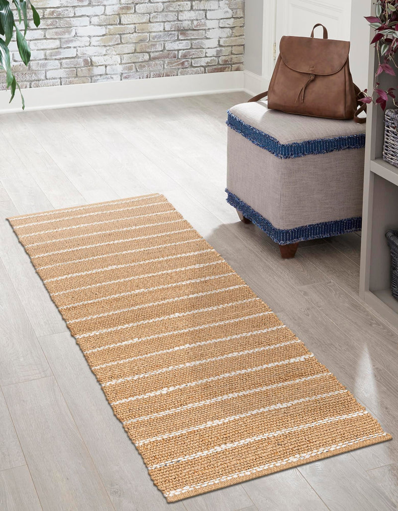 Sequoia Handwoven Jute Collection Area Rug - Briarwood Runner Natural  lifestyle 17