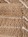 Sequoia Handwoven Jute Collection Area Rug - Briarwood Square Natural  lifestyle 37