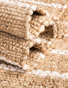 Sequoia Handwoven Jute Collection Area Rug - Briarwood Square Natural  lifestyle 42