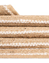 Sequoia Handwoven Jute Collection Area Rug - Briarwood Square Natural  lifestyle 43