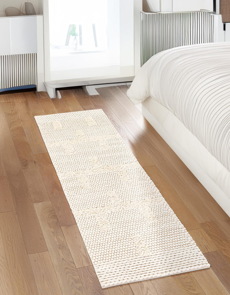 Lana Tasmanian Wool Collection Area Rug - Freycinet Runner Ivory  lifestyle 12