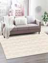 Lana Tasmanian Wool Collection Area Rug - Freycinet Square Ivory  lifestyle 15