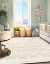 Lana Tasmanian Wool Collection Area Rug - Freycinet Square Ivory  lifestyle 17