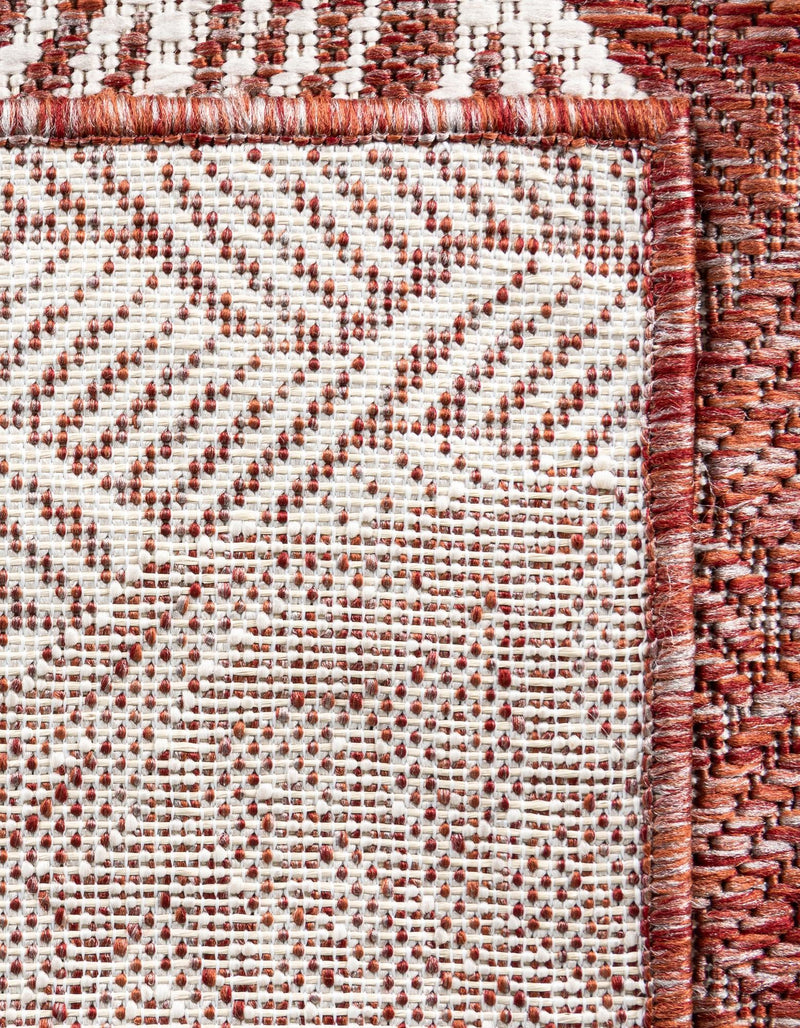 Seaside Haven Rugs Collection Area Rug -  Lighthouse (Rust Red and Ivory) Rectangle Rust Red and Ivory  lifestyle 15