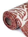 Seaside Haven Rugs Collection Area Rug -  Lighthouse (Rust Red and Ivory) Rectangle Rust Red and Ivory  lifestyle 18