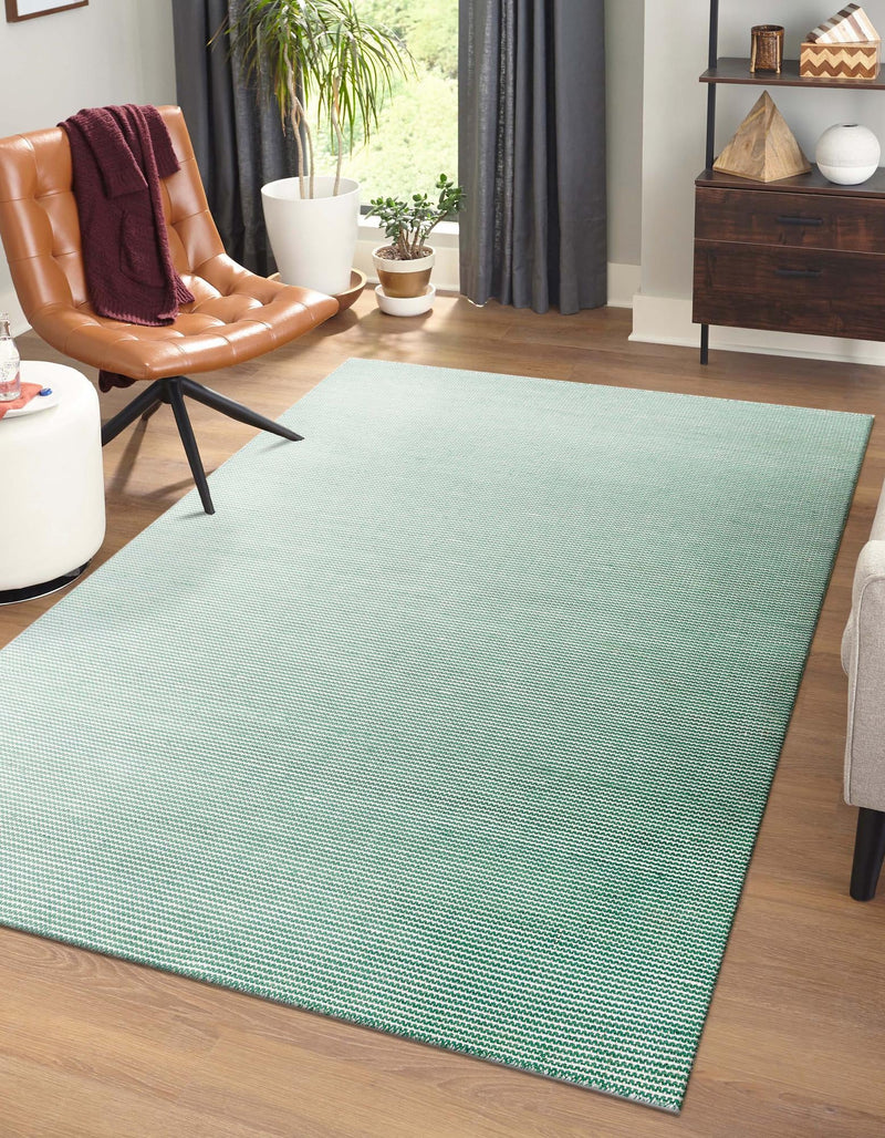 Jill Zarin Malibu Sands Outdoor Collection Area Rug - Pebble (Palm Green) Rectangle Palm Green  lifestyle 2