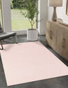 Jill Zarin Malibu Sands Outdoor Collection Area Rug - Pebble (Pink Roses) Rectangle Pink Roses  lifestyle 4