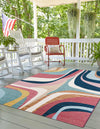 Urban Terrace Collection Area Rug - Venice Rectangle Multi Main