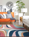 Urban Terrace Collection Area Rug - Venice Rectangle Multi  lifestyle 8