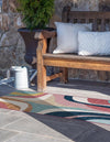 Urban Terrace Collection Area Rug - Venice Runner Multi  lifestyle 18